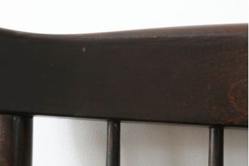 和製ビンテージ　松本民芸家具　#55型　レトロで温かみ漂うスピンドルチェア2脚セット(木製イス、板座チェア、ダイニングチェア、椅子、ヴィンテージ)(R-069622)