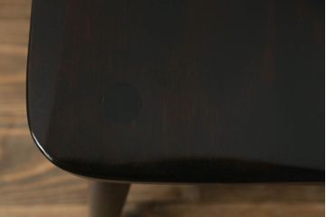 和製ビンテージ　松本民芸家具　#55型　レトロで温かみ漂うスピンドルチェア2脚セット(木製イス、板座チェア、ダイニングチェア、椅子、ヴィンテージ)(R-069622)