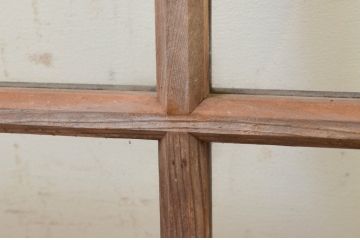 アンティーク建具　レトロな空間作りにおすすめなガラス戸3枚セット(引き戸、ガラス窓)(R-069625)