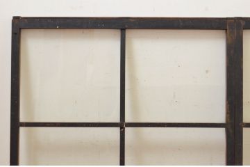 アンティーク建具　レトロな空間作りにおすすめなガラス戸3枚セット(引き戸、ガラス窓)(R-069625)
