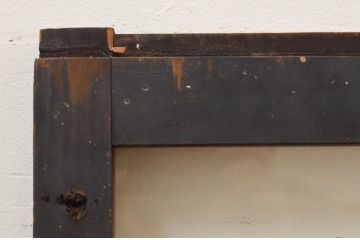 アンティーク建具　レトロな空間作りにおすすめなガラス戸3枚セット(引き戸、ガラス窓)(R-069625)