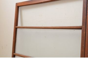 アンティーク建具　レトロな雰囲気が魅力のガラス窓3枚セット(引き戸、ガラス戸)(R-069626)