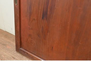 アンティーク建具　どこか懐かしい雰囲気漂う板戸窓2枚セット(引き戸)(R-069641)
