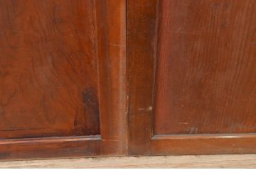 アンティーク建具　どこか懐かしい雰囲気漂う板戸窓2枚セット(引き戸)(R-069641)