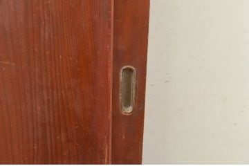 アンティーク建具　どこか懐かしい雰囲気漂う板戸窓2枚セット(引き戸)(R-069641)