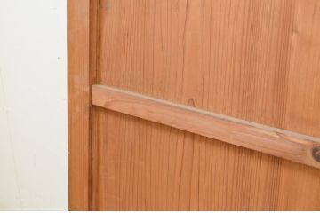 アンティーク建具　どこか懐かしい雰囲気漂う板戸窓2枚セット(引き戸)(R-069641)