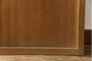 アンティーク建具　情緒あふれる空間づくりにおすすめの御簾戸2枚セット(引き戸、簾戸、簀戸、葭戸、夏障子、夏戸、葦戸)(R-069679)