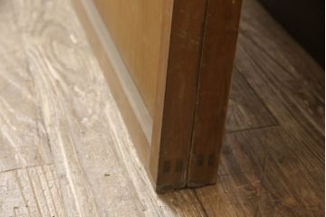 アンティーク建具　情緒あふれる空間づくりにおすすめの御簾戸2枚セット(引き戸、簾戸、簀戸、葭戸、夏障子、夏戸、葦戸)(R-069680)