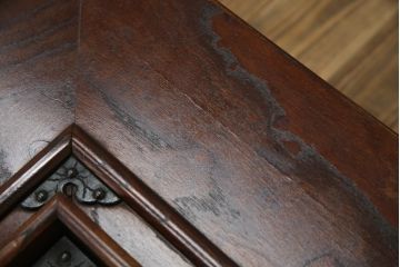 中古　岩谷堂箪笥　重厚感ある金具と佇まいが魅力の長火鉢(木製火鉢、ローテーブル、座卓)(R-069684)