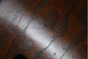 中古　岩谷堂箪笥　重厚感ある金具と佇まいが魅力の長火鉢(木製火鉢、ローテーブル、座卓)(R-069684)