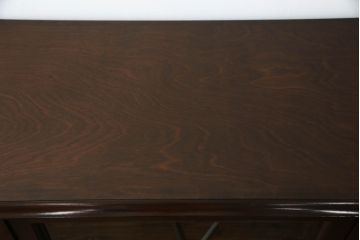 中古　美品　松本民芸家具　和モダンな雰囲気漂うC型サイドボード(サイドキャビネット、収納棚、戸棚、飾り棚)(R-069688)