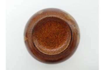 明治期　時代物　蒔絵　梨地　花柄　棗(茶道具、共箱付き、茶入、茶筒)(R-069699)