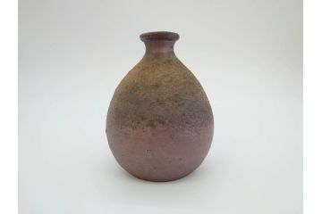 備前　人間国宝　藤原雄　徳利(共箱付き、とっくり、酒器、和食器)(R-069700)