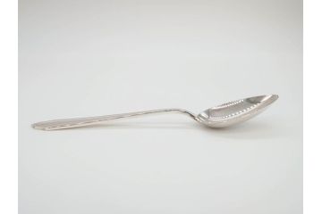 昭和レトロ　天賞堂　SILVER(シルバー)950　銀製　総重量約84g　上品な雰囲気溢れるスプーン3本・楊枝5本セット(箱付き、カトラリー)(R-069705)