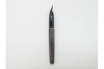 PILOT(パイロット)　〈M〉14K-585　H484　スターリングシルバー　PILOT CUSTOM STERLING SILVER JAPAN　御守　大本山　増上寺　般若心経　スペアーインキブルー付き　万年筆(共箱付き、筆記具、文具)(R-069707)