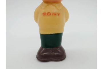 当時物　ソニー坊や　SONY　CORP　JARAN　キャラクター　フィギュア　10cm　可愛らしくて癒されるソフビ人形2体(置物)(R-069709)