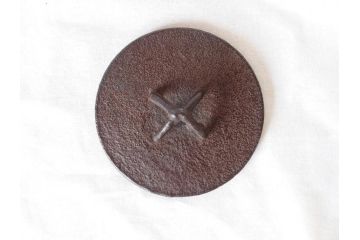 釜師　大国　藤兵衛　茶来渇　飯来飢　替蓋付き　不審庵　味わい深く上質な造りの茶飯釜(茶道具、大國、共箱付き)(R-069716)