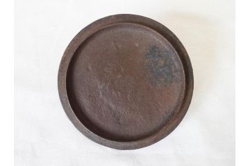 釜師　大国　藤兵衛　茶来渇　飯来飢　替蓋付き　不審庵　味わい深く上質な造りの茶飯釜(茶道具、大國、共箱付き)(R-069716)