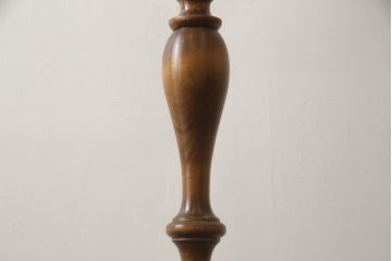 中古　絶版!　輸入品　希少　アメリカンコープ(AMERICAN COOP)　大きなガラスシェードのフロアスタンド(スタンドライト、スタンド照明)(R-069725)