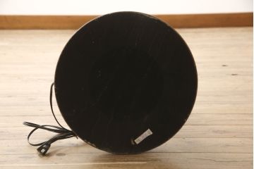中古　絶版!　輸入品　希少　アメリカンコープ(AMERICAN COOP)　大きなガラスシェードのフロアスタンド(スタンドライト、スタンド照明)(R-069725)