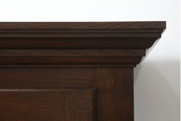 中古　松本民芸家具　丸い取っ手がアクセントのE型洋服タンス(衣装箪笥、整理タンス、収納たんす、ワードローブ、引き出し、チェスト)(R-069758)