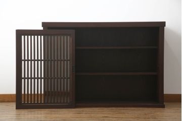 中古　美品　上質な和の空間を演出する水屋箪笥サイドボード(サイドキャビネット、収納棚、戸棚)(R-069760)
