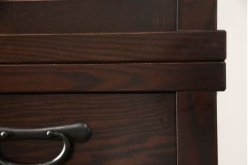 中古　美品　上質な和の空間を演出する水屋箪笥サイドボード(サイドキャビネット、収納棚、戸棚、食器棚、茶箪笥)(R-069761)