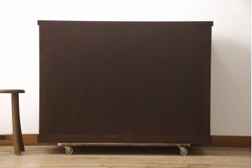 中古　美品　上質な和の空間を演出する水屋箪笥サイドボード(サイドキャビネット、収納棚、戸棚、食器棚、茶箪笥)(R-069761)