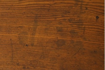 和製アンティーク　総栗材　味のある風合いが魅力の文机　(R-069769)