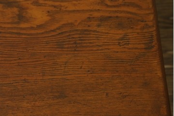 和製アンティーク　総栗材　味のある風合いが魅力の文机　(R-069769)