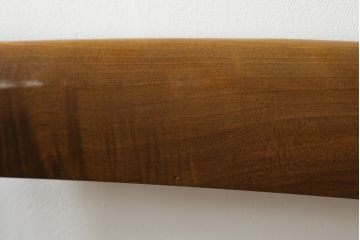 中古　スペイン製　バロッサバレンティ(VARO,S.A. VALENTI)　緩やかな曲線を描くデザインが美しいダイニングチェア4脚セット(椅子、イス)(定価4脚で約60万円)(R-069801)