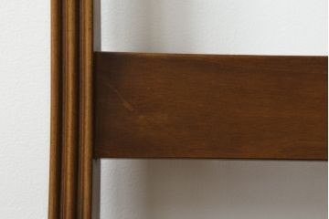 中古　スペイン製　バロッサバレンティ(VARO,S.A. VALENTI)　緩やかな曲線を描くデザインが美しいダイニングチェア4脚セット(椅子、イス)(定価4脚で約60万円)(R-069801)