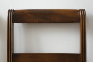 中古　スペイン製　バロッサバレンティ(VARO,S.A. VALENTI)　緩やかな曲線を描くデザインが美しいダイニングチェア2脚セット(椅子、イス)(定価2脚で約30万円)(R-069802)