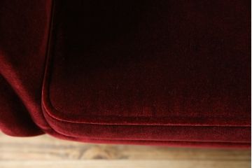 イタリアビンテージ　Lloyd's Antiques(ロイズ・アンティークス)取り扱い　置くだけでも絵になるモダンな1人掛けソファ(アームチェア、サロンチェア、椅子、イス、ヴィンテージ)(定価約40万円)(R-069810)