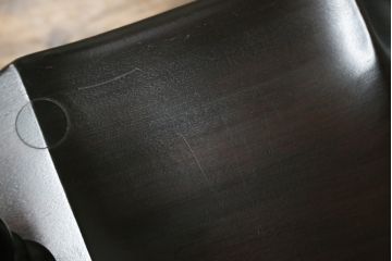 中古　松本民芸家具　#44A型　シックな色合いとクラシカルな佇まいが魅力のウィンザーチェア4脚セット(ウインザーチェア、アームチェア、板座チェア、ダイニングチェア、椅子、イス)(定価4脚で約80万円)(R-069811)