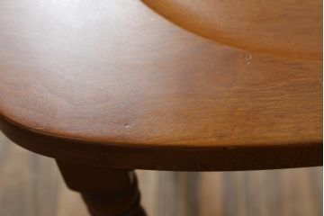 中古　横浜ダニエル(daniel)　アメリカンシリーズ　シンプルなデザインが取り入れやすいダイニングチェア(アームレスチェア、板座チェア、椅子、イス)(定価約10万円)(R-069817)