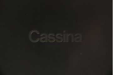 中古　Cassina(カッシーナ)　412　CAB(キャブ)　MARIO BELLINI(マリオベリーニ)　シンプルモダンな空間づくりに活躍するアームレスチェア2脚セット(ダイニングチェア、椅子、イス)(定価2脚で約47万5千円)(R-069823)