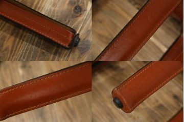 中古　Cassina(カッシーナ)　412　CAB(キャブ)　MARIO BELLINI(マリオベリーニ)　シンプルモダンな空間づくりに活躍するアームレスチェア2脚セット(ダイニングチェア、椅子、イス)(定価2脚で約47万5千円)(R-069823)