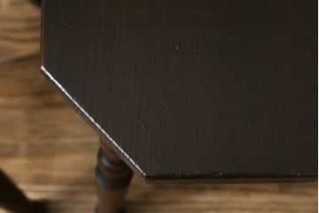 イギリスビンテージ　オーク材　タータンチェックのデザインが魅力的なスピニングチェア2脚セット(板座チェア、椅子、イス、ヴィンテージ)(R-069831)