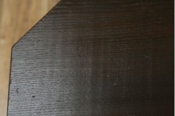 イギリスビンテージ　オーク材　タータンチェックのデザインが魅力的なスピニングチェア2脚セット(板座チェア、椅子、イス、ヴィンテージ)(R-069831)