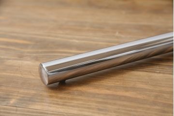 中古　美品　アクタス取り扱い　ドイツ製　TECTA(テクタ)　昇降機能付きが嬉しいシンプルでモダンなサイドテーブル(エンドテーブル、ナイトテーブル、花台、飾り台)(定価約8万円)(R-069839)