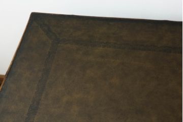 中古　希少モデル　THEODORE ALEXANDER(セオドア・アレキサンダー)　シノワズリ様式　使い込まれた風合いが味わい深いオリエンタルデスク(平机、ワークデスク、在宅用、在宅ワーク用、英国)(定価約100万円)(R-069842)