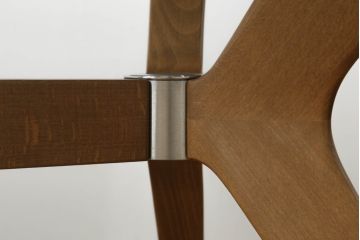 中古　Calligaris(カリガリス)　TOKYO(トーキョー)　X型にデザインされた脚が目を引くガラストップダイニングテーブル(食卓、4人掛け、6人掛け)(定価約20万円)(R-069844)