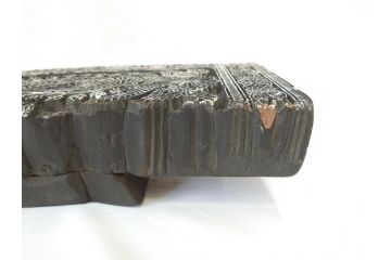 アンティーク　インド　更紗　細やかな彫りが美しい版木3個セット(ウッドスタンプ、木版画)(R-069854)