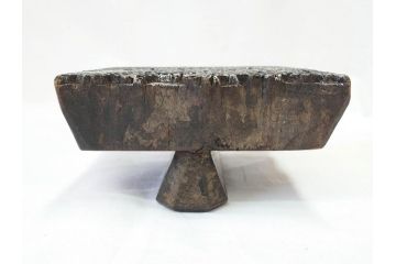アンティーク　インド　更紗　細やかな彫りが美しい版木3個セット(ウッドスタンプ、木版画)(R-069854)