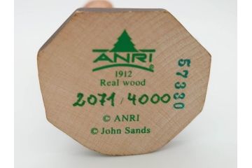 イタリア　ANRI(アンリ)　サラ&ケイ　結婚式　「With This Ring」　「To Love and to Cherish」　花嫁　花婿　大切な瞬間を切り取った様な木彫り人形2体(SarahKay、ウッドドール、置物)(R-069858)