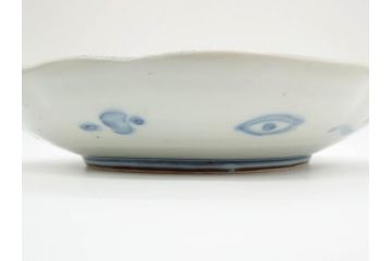 明治期　伊万里焼　錦手　金襴手　染錦　二重角富(角冨)　金彩　色絵　桃図　草花文　8寸皿　約25cm　煌びやかで豪華な絵付けの大皿3枚セット(深皿、和皿、和食器、八寸)(R-069861)
