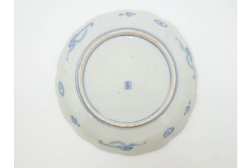 明治期　伊万里焼　錦手　金襴手　染錦　二重角富(角冨)　金彩　色絵　桃図　草花文　8寸皿　約25cm　煌びやかで豪華な絵付けの大皿3枚セット(深皿、和皿、和食器、八寸)(R-069861)