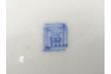 明治期　伊万里焼　錦手　金襴手　染錦　二重角富(角冨)　金彩　色絵　桃図　草花文　8寸皿　約25cm　煌びやかで豪華な絵付けの大皿3枚セット(深皿、和皿、和食器、八寸)(R-069861)