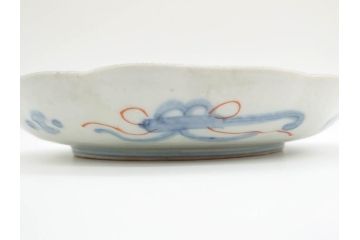 明治期　伊万里焼　錦手　金襴手　染錦　二重角富(角冨)　金彩　色絵　桃図　7.7寸皿　約24cm　煌びやかで豪華な絵付けの中皿2枚セット(深皿、和皿、和食器、七寸七分)(R-069862)